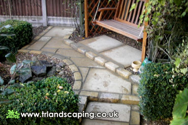 Re-designed Garden, Laid Patio, Paving Area & Wall 