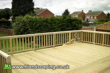 Constructed Raised Decking Area